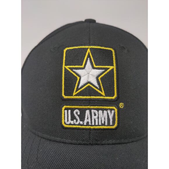 US Army GoArmy Hat Strapback Adjustable Black Embroidered Logo OFSA Made USA - Picture 3 of 11